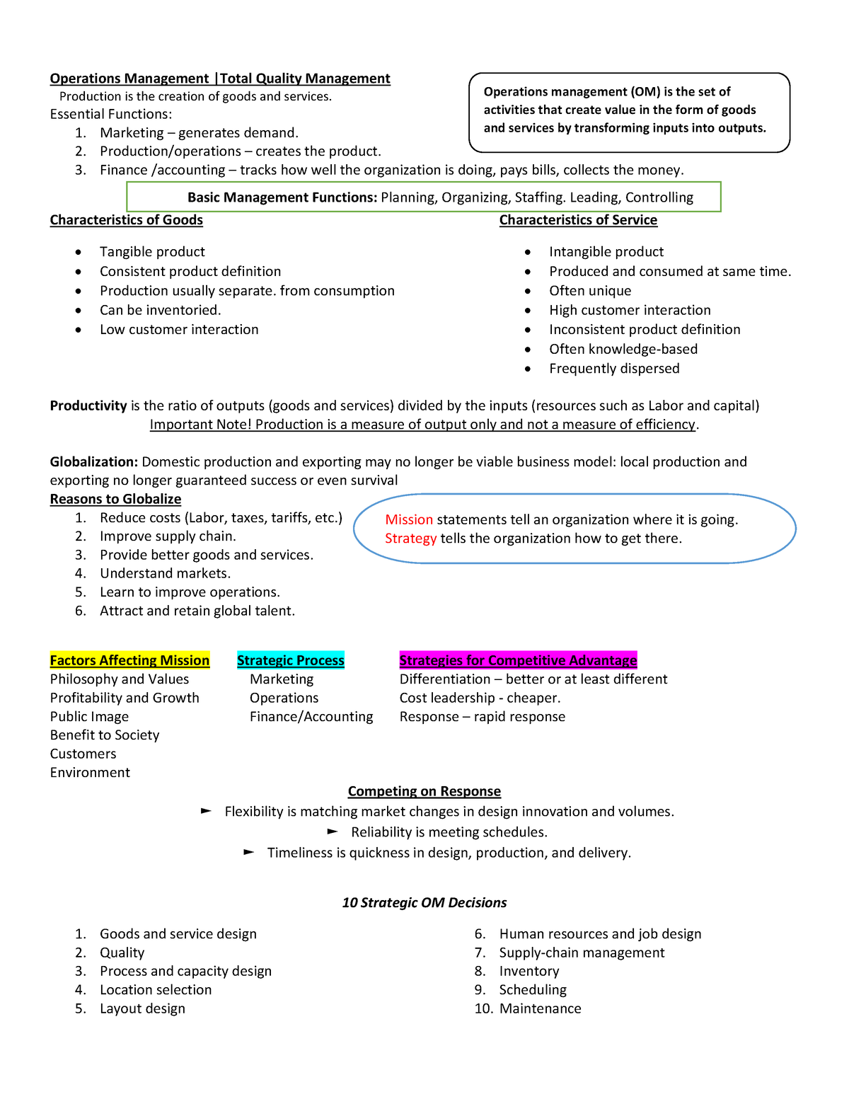 Omt-prelim-reviewer - Operation Management Prelim - Operations 