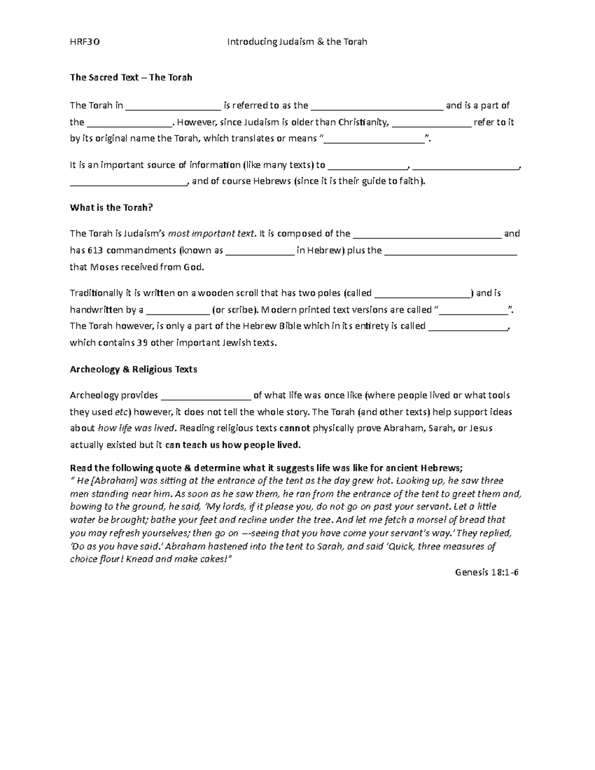 0. Introducing Judaism Group Work Torah Quotes - The Sacred Text – The ...