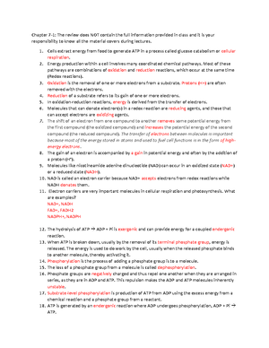 Exam 2 Biology Review - EXAM 2 REVIEW VERY IMPORTANT BECAUSE I WILL ASK ...