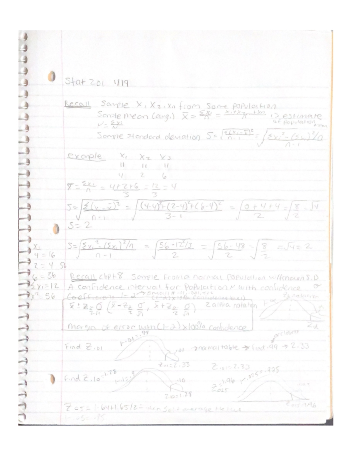 Stat 201 Notes Stat 201 Studocu