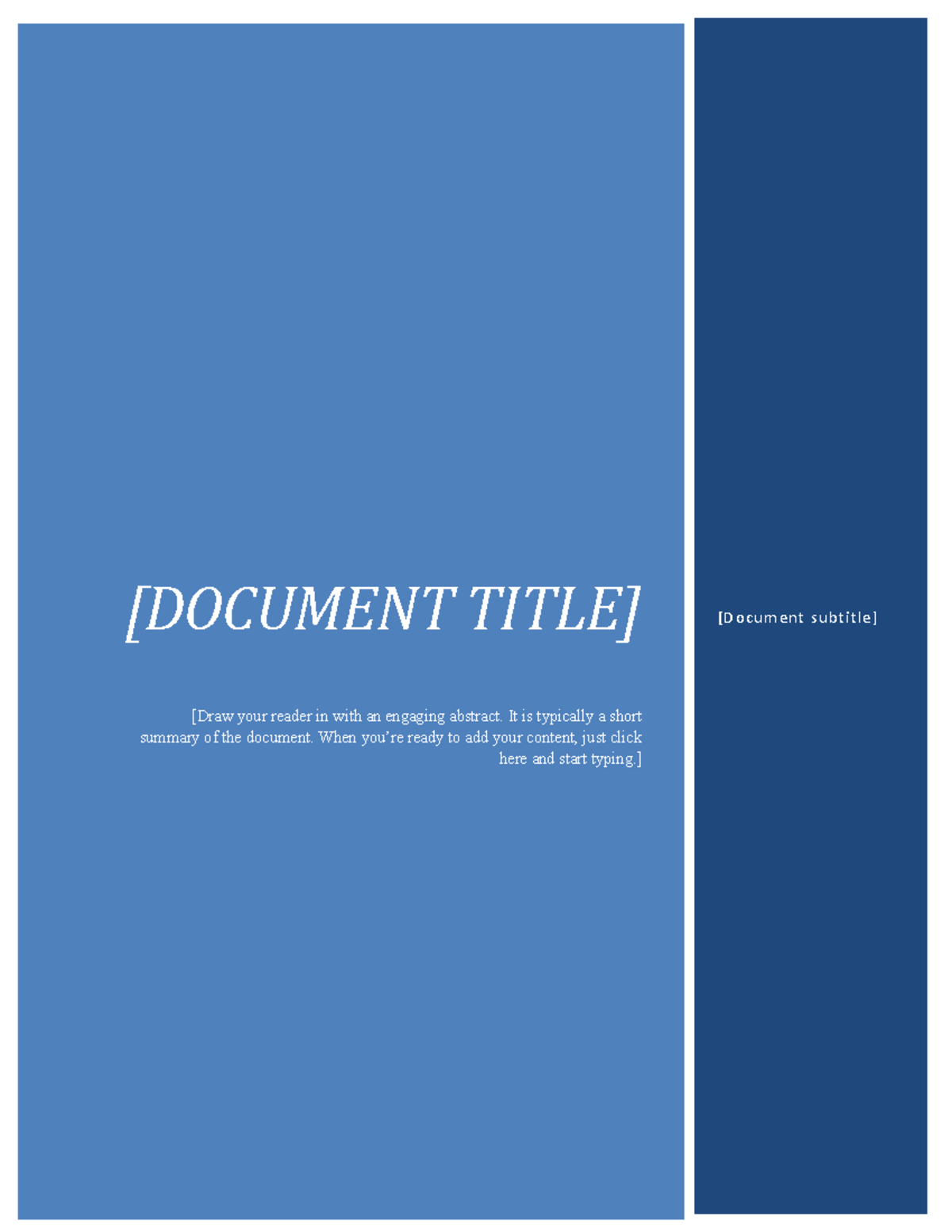 03 - hmmm - [DOCUMENT TITLE] [Draw your reader in with an engaging ...