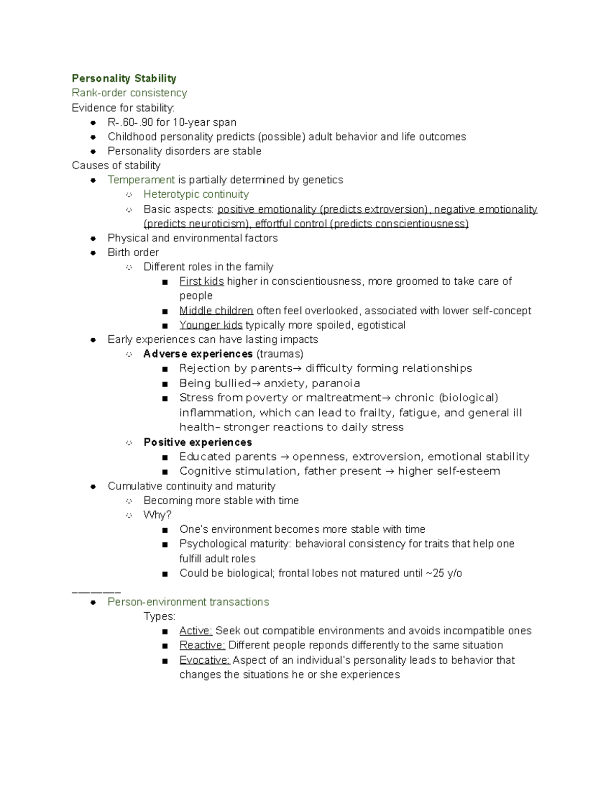 personality-stability-ch7-personality-stability-rank-order