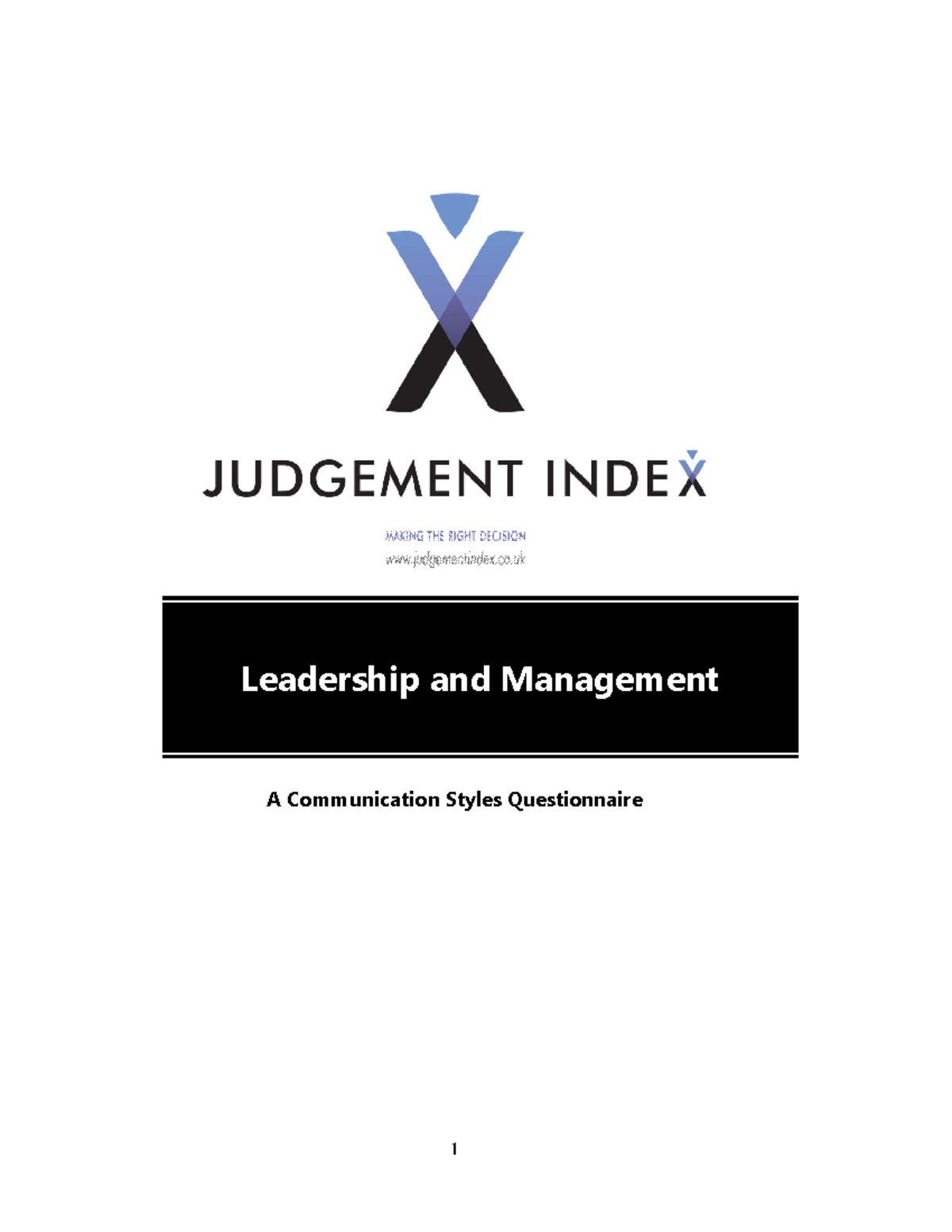 Goleman Leadership Style Assessment - Leadership and Management A ...