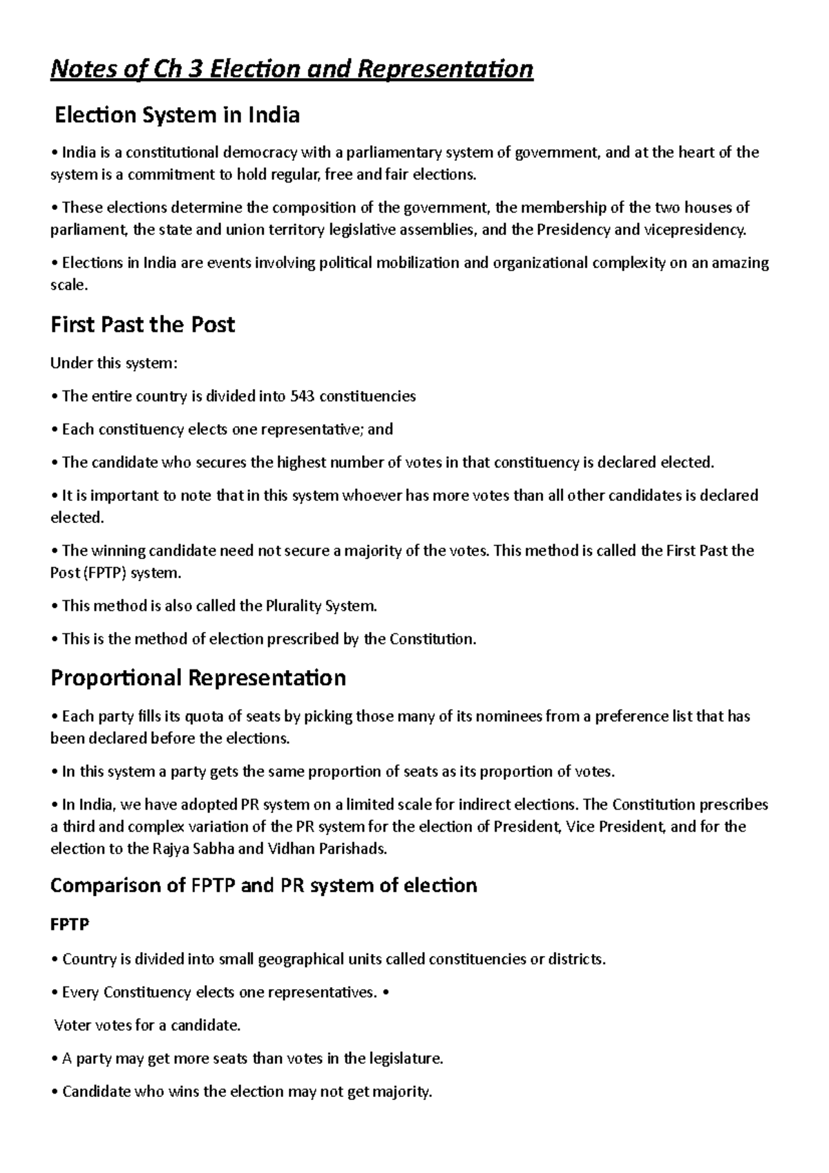 notes-of-ch-3-election-and-representation-class-11-notes-of-ch-3