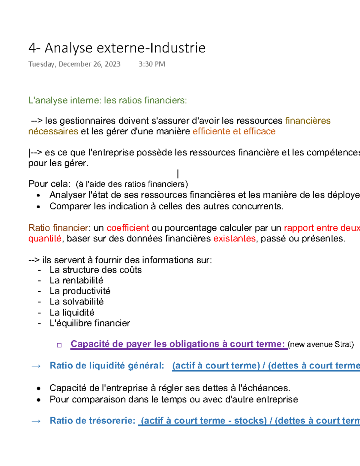 Analyse Interne Externe – Environnement Externe De L’Entreprise – NZHGK