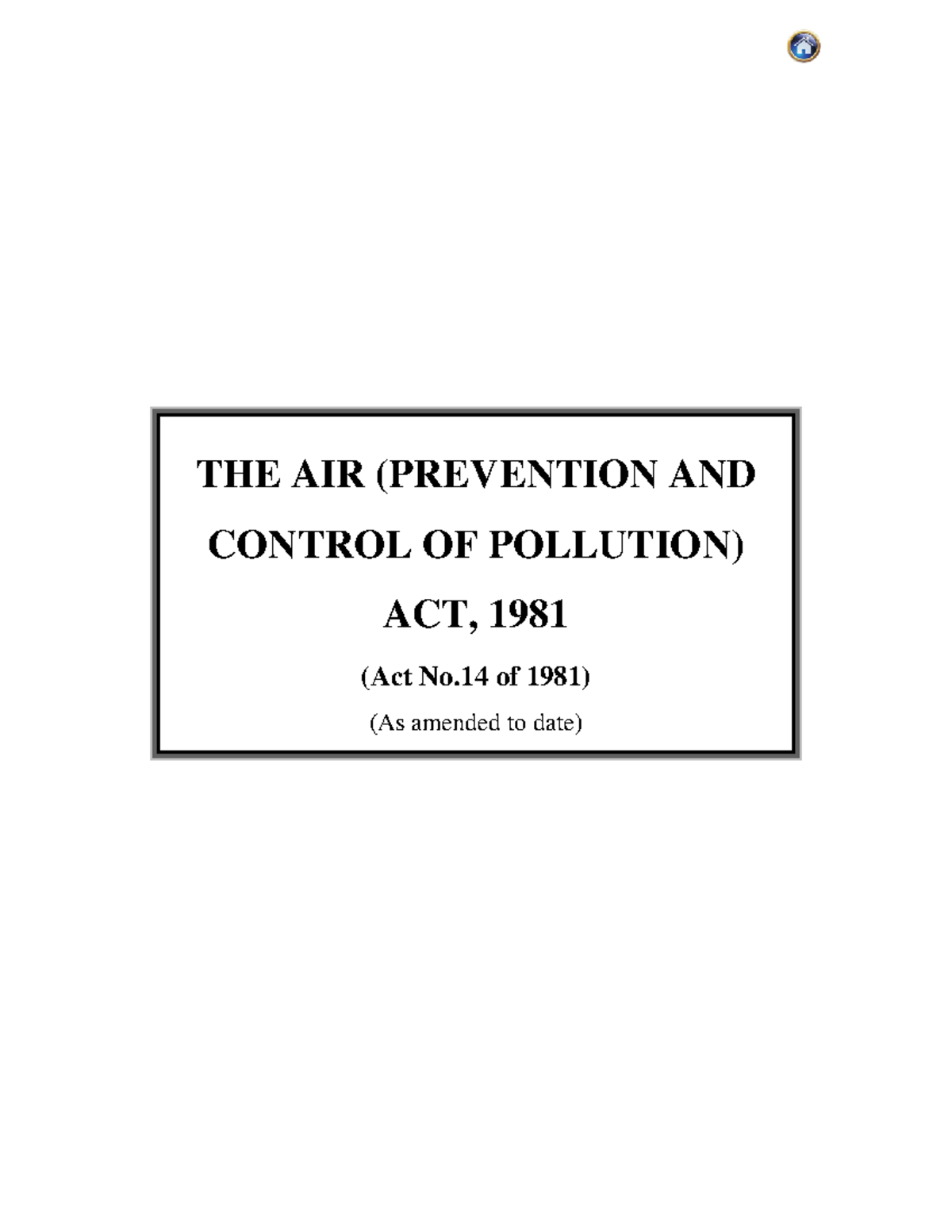 AIR Pollution Control ACT compressed 165 THE AIR (PREVENTION AND