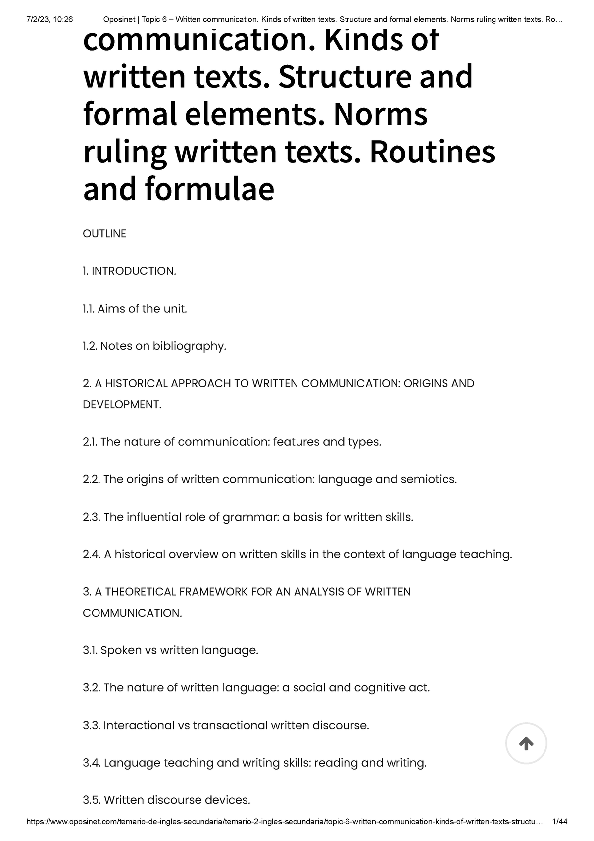 Topic 6 Written Communication Kinds Of Written Texts Structure And Formal Elements Norms 5356