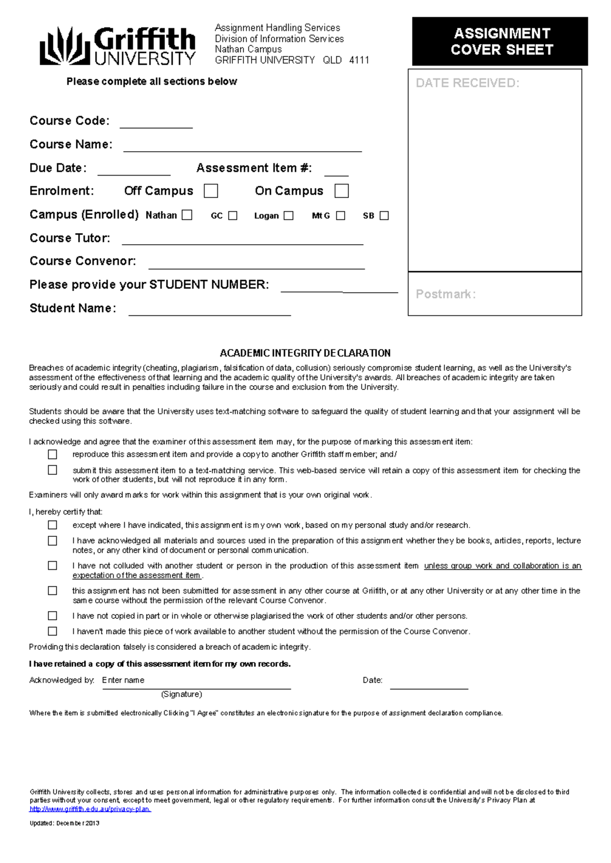 Assignment 2 - 1010psy template - Assignment Handling Services Division ...