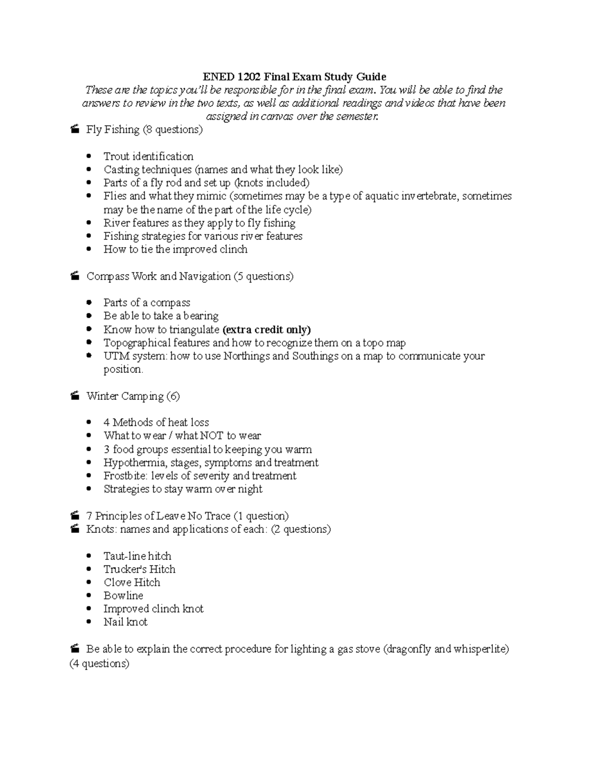 Exam 2023 Final Study Guide - ENED 1202 Final Exam Study Guide These ...