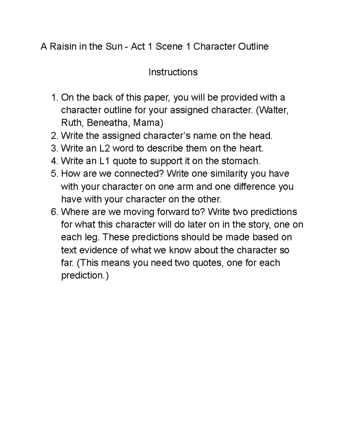 Maycol Umanzor Martinez L A Raisin in the Sun Act 1 Scene 1