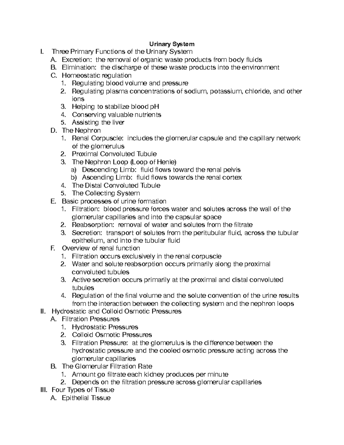 urinary-system-study-guide-urinary-system-i-three-primary