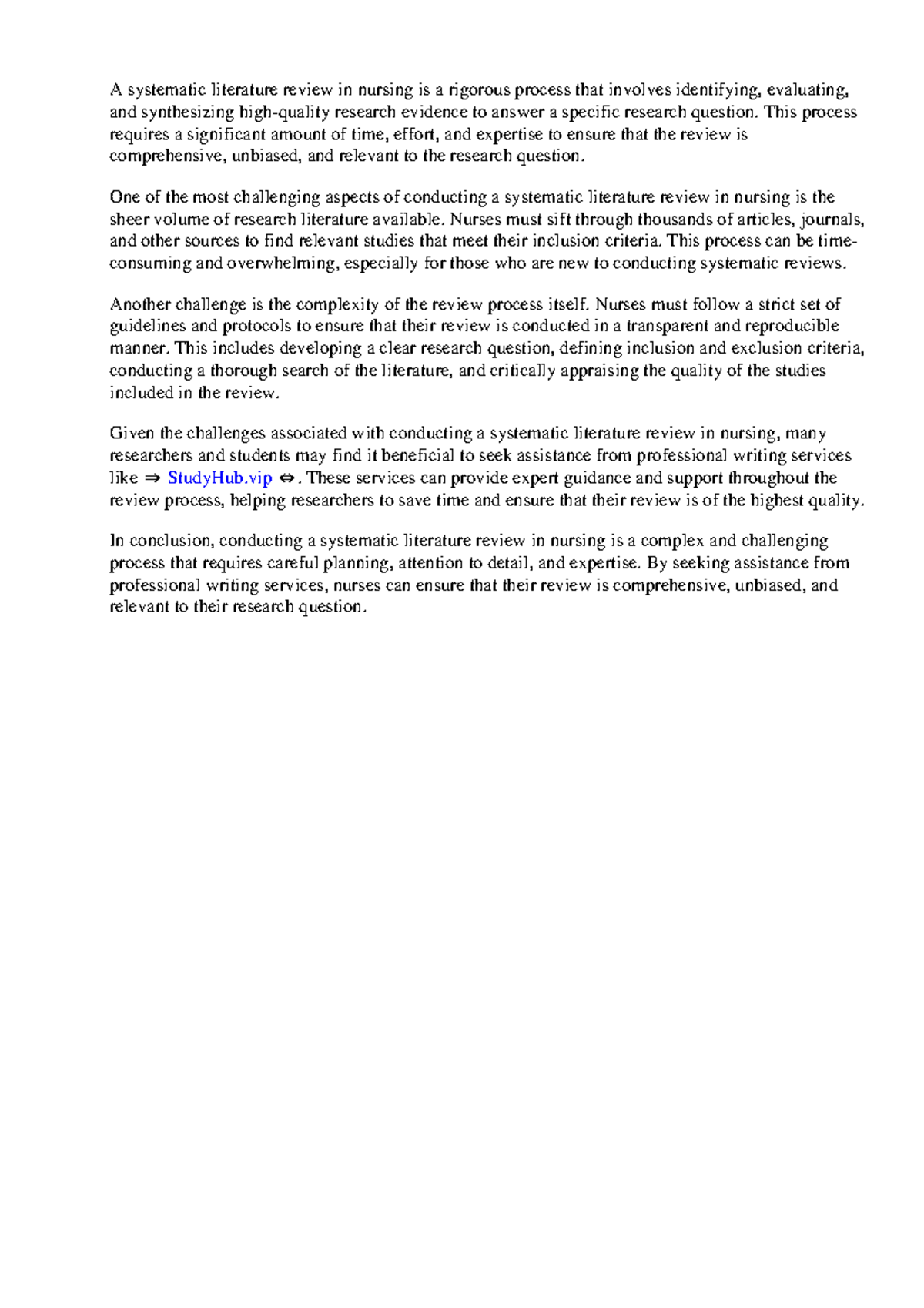 How To Do A Systematic Literature Review In Nursing - A systematic ...