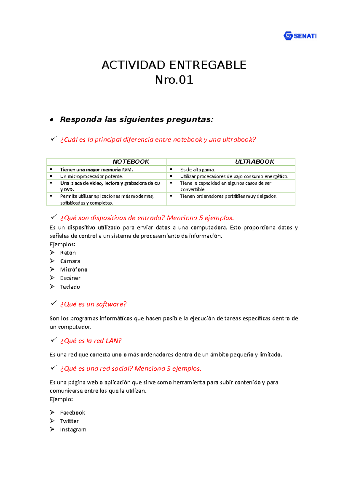 Actividad Entregable-Informática 01- Responda Las Siguientes Preguntas ...