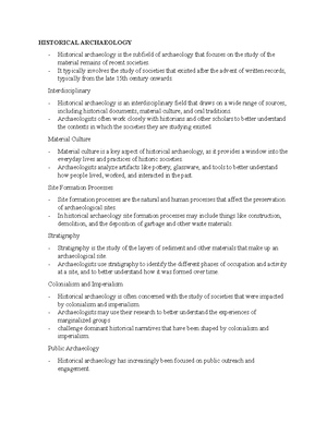 Gender AND Archaeology Notes 2 - GENDER AND ARCHAEOLOGY One key area of ...