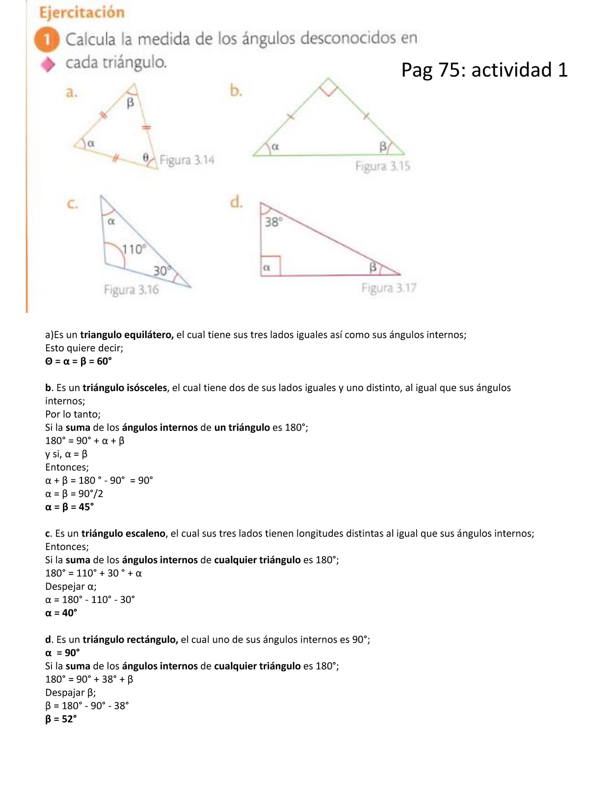 Taller Geometria De Estudiantes De Septimo Grado A Es Un Triangulo Equilatero El Cual Tiene Sus Studocu