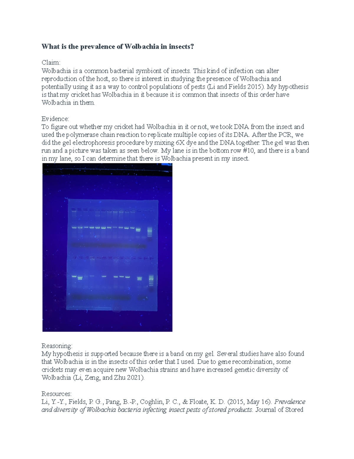 Wolbachia Writing Lab What is the prevalence of Wolbachia in insects