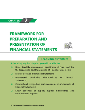 Preparation of Financial Statements - ####### LEARNING OUTCOMES ...