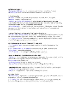 History Exam 2 Study Guide - The Aftermath of the American Revolution ...