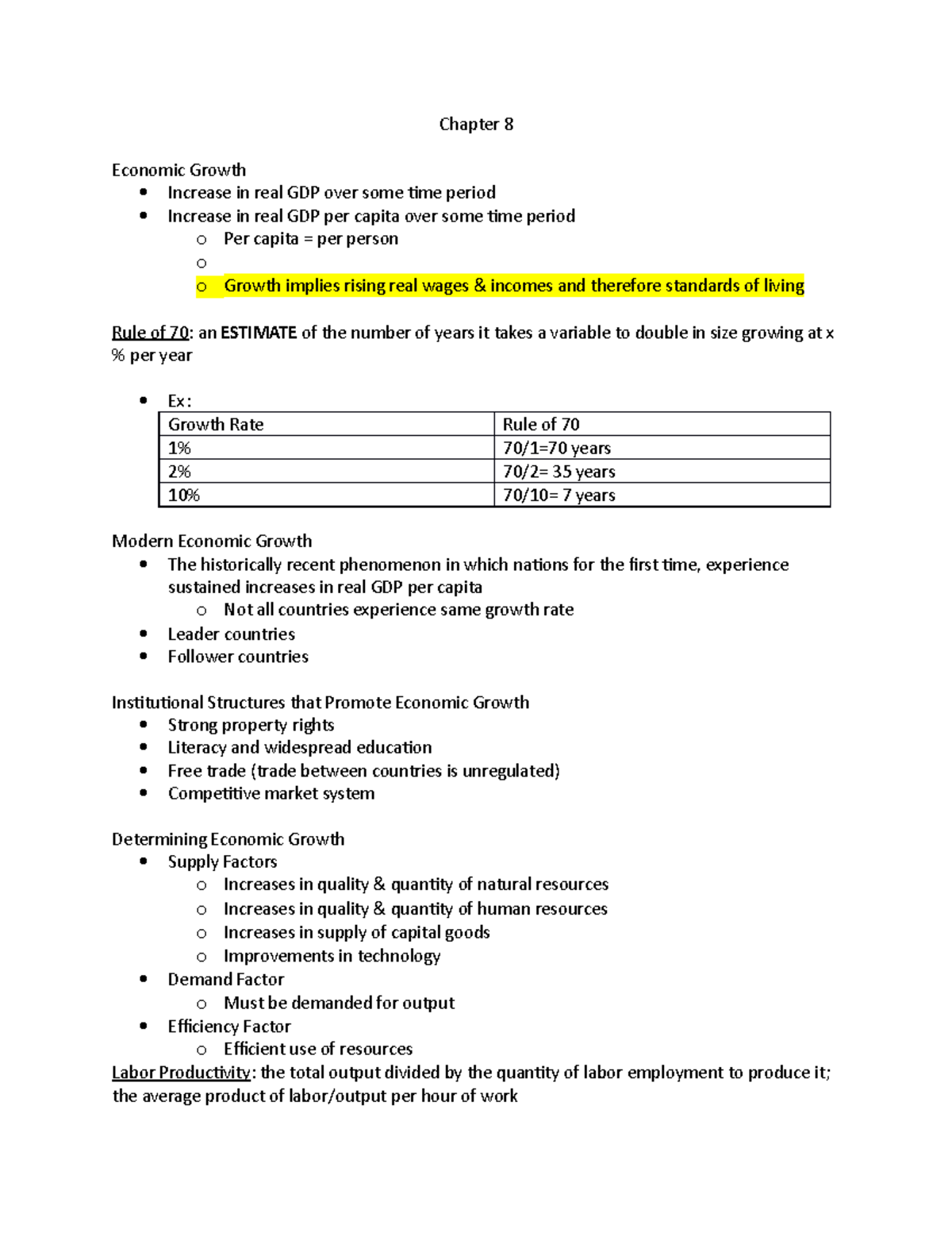 Chapter 8 - These Are Lecture Notes For Introductory Macroeconomics ...