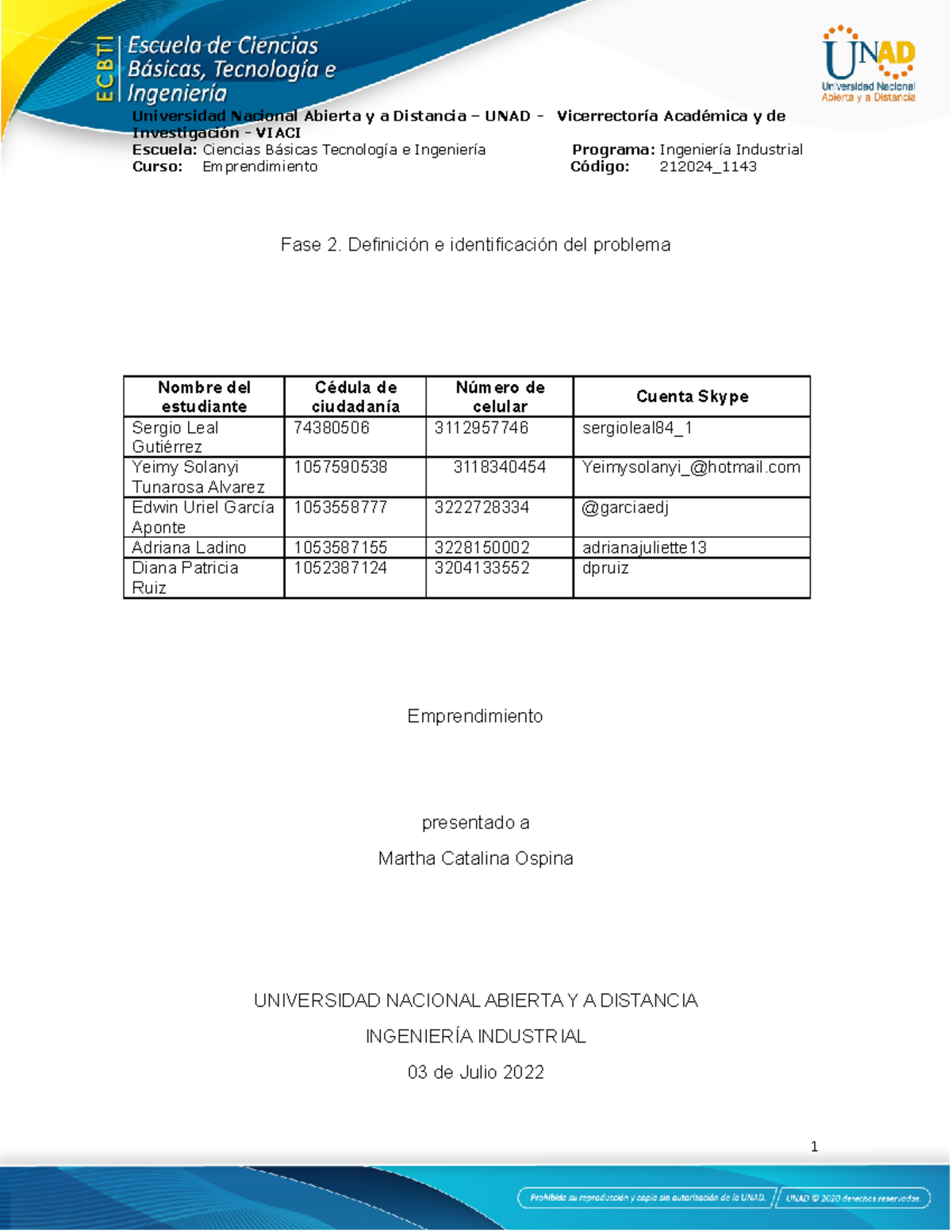 Fase 2 - Definición E Identificación Del Problema Grupal ...