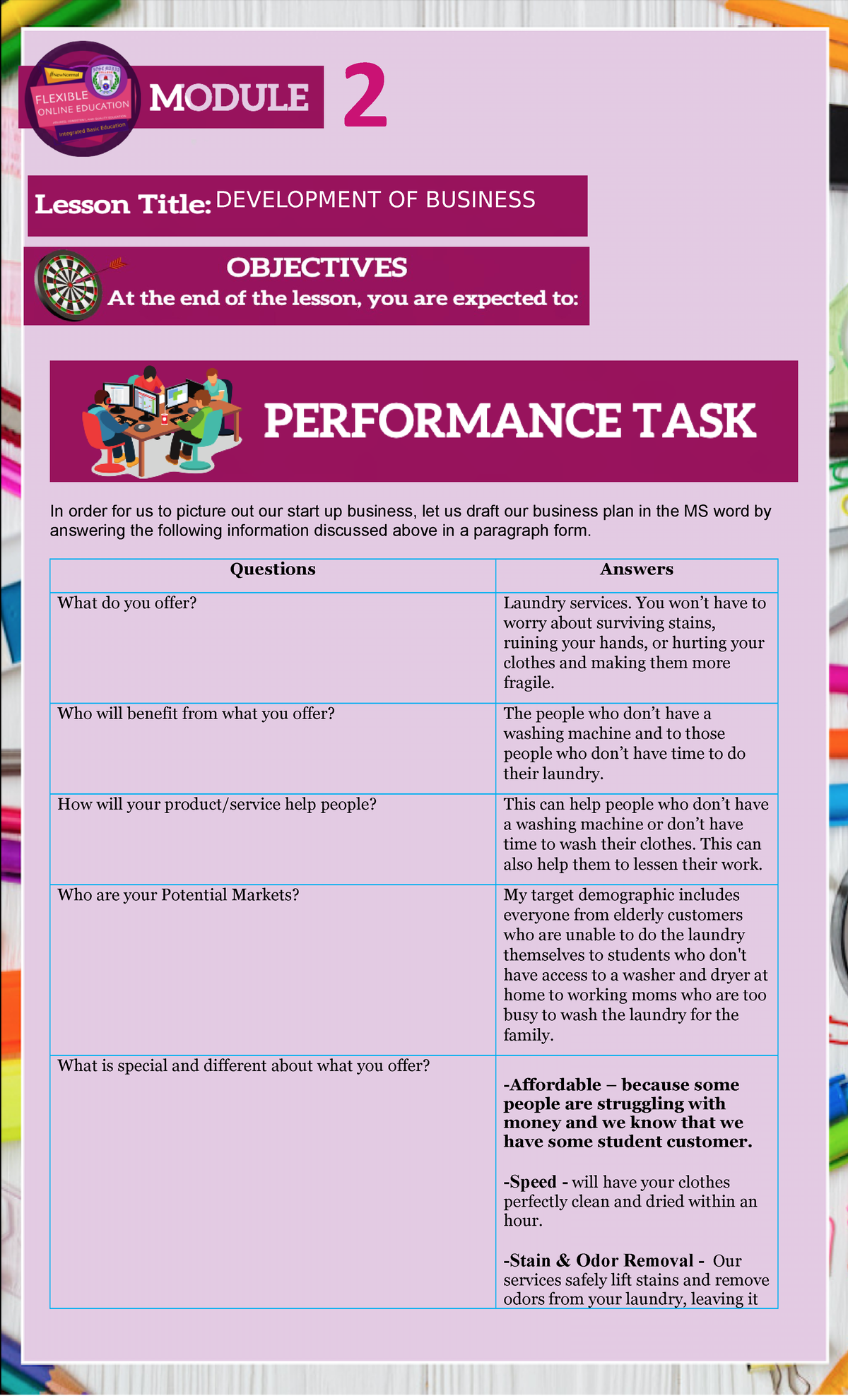 performance-task-lesson-2-development-of-the-business-plan-in-order