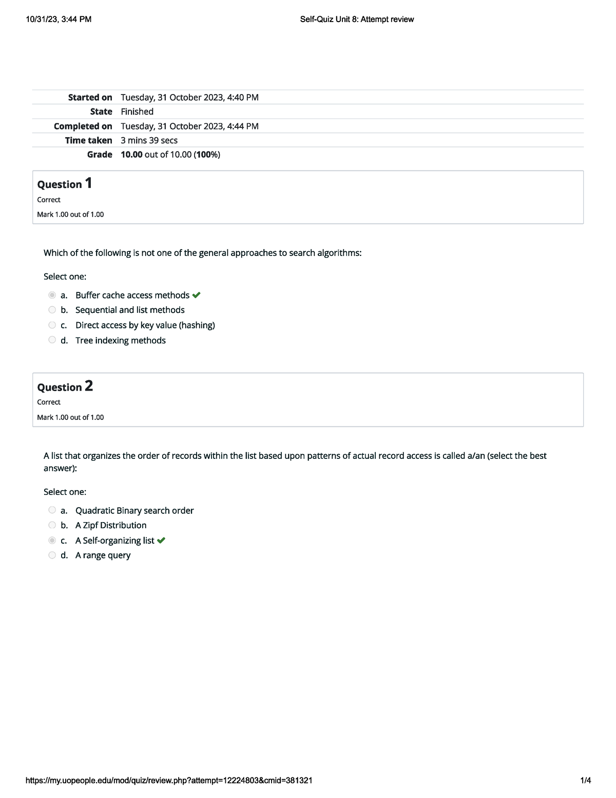 CS 3303 Data Structures UNIT 8 Searching And Indexing Techniques And ...