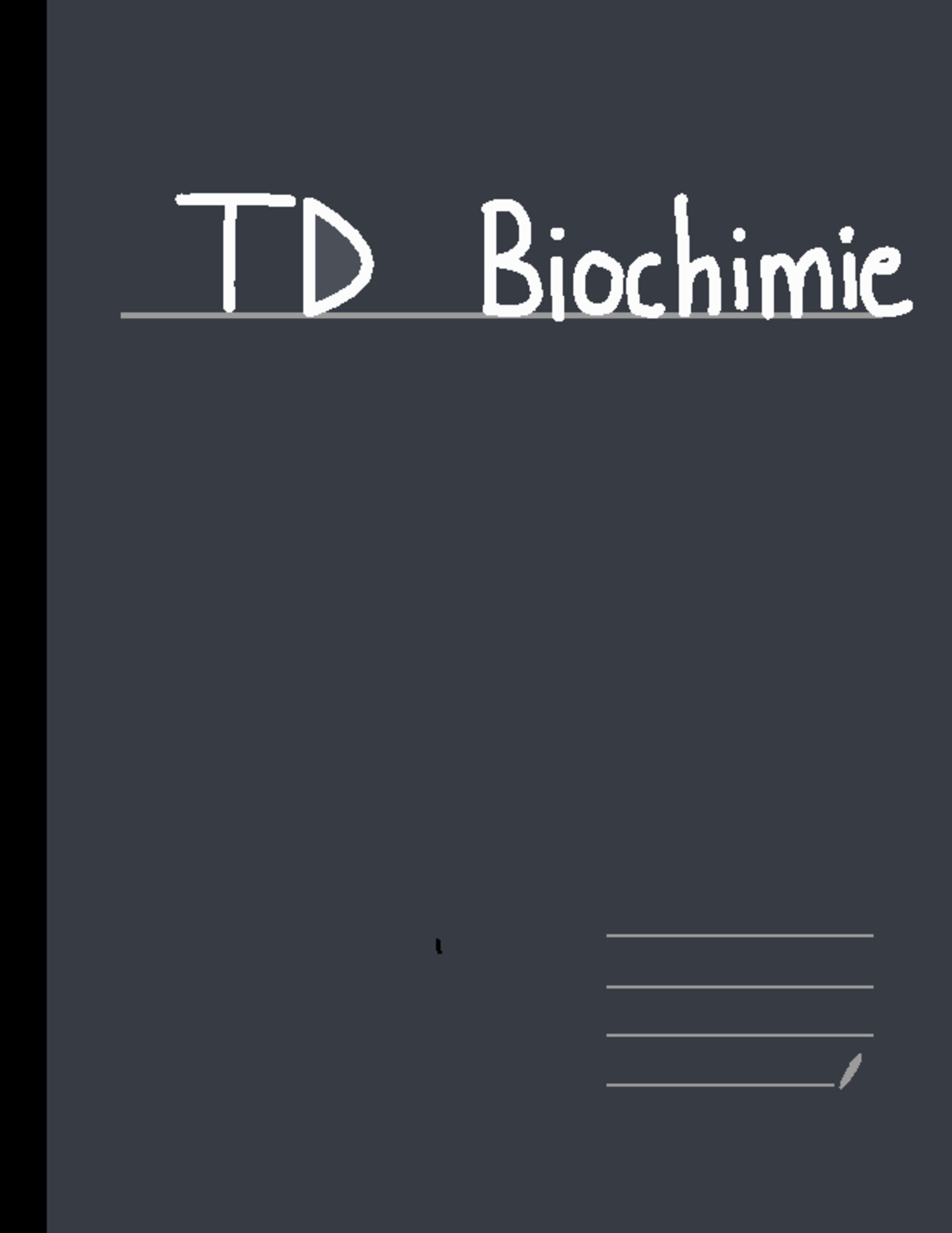 TD Biochimie - Corrigé Du Facicule - T Biochimie L Le G' D'une Réaction ...