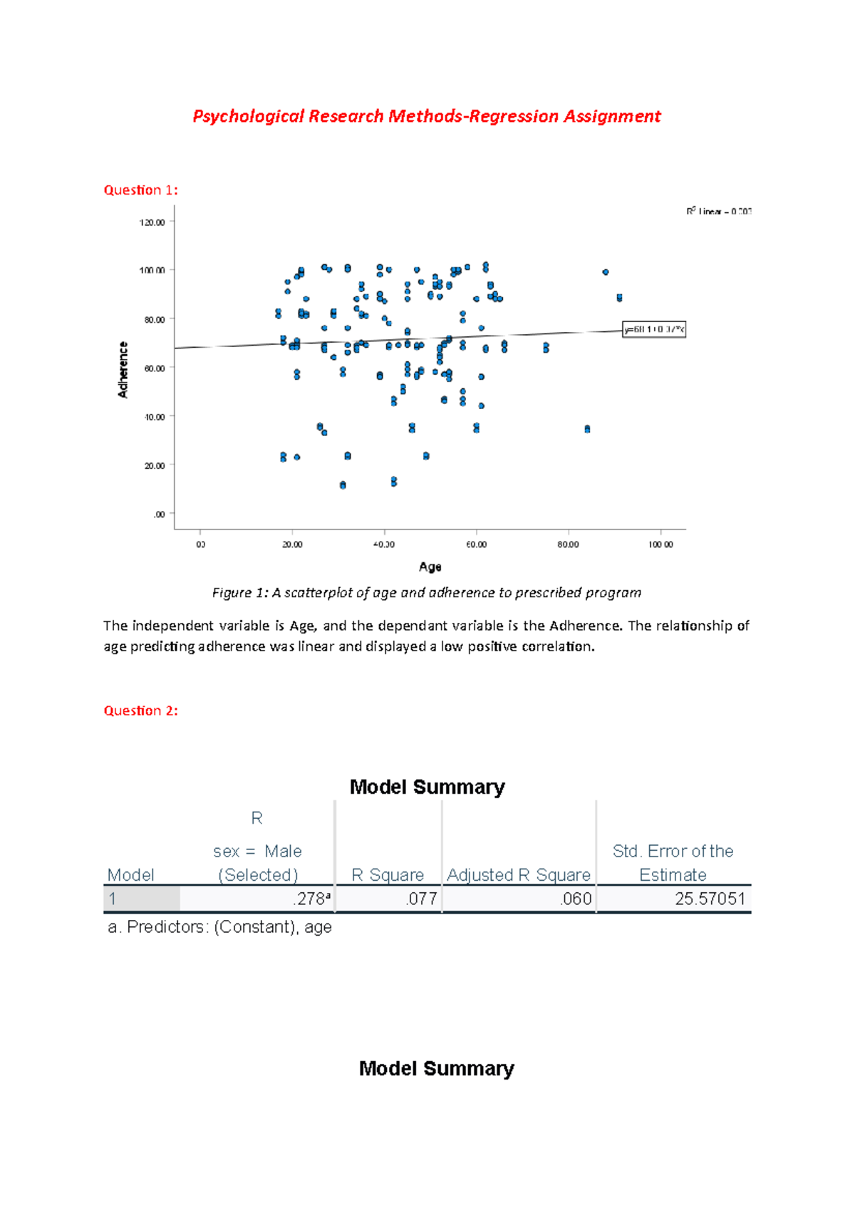 research methods in psychology assignment