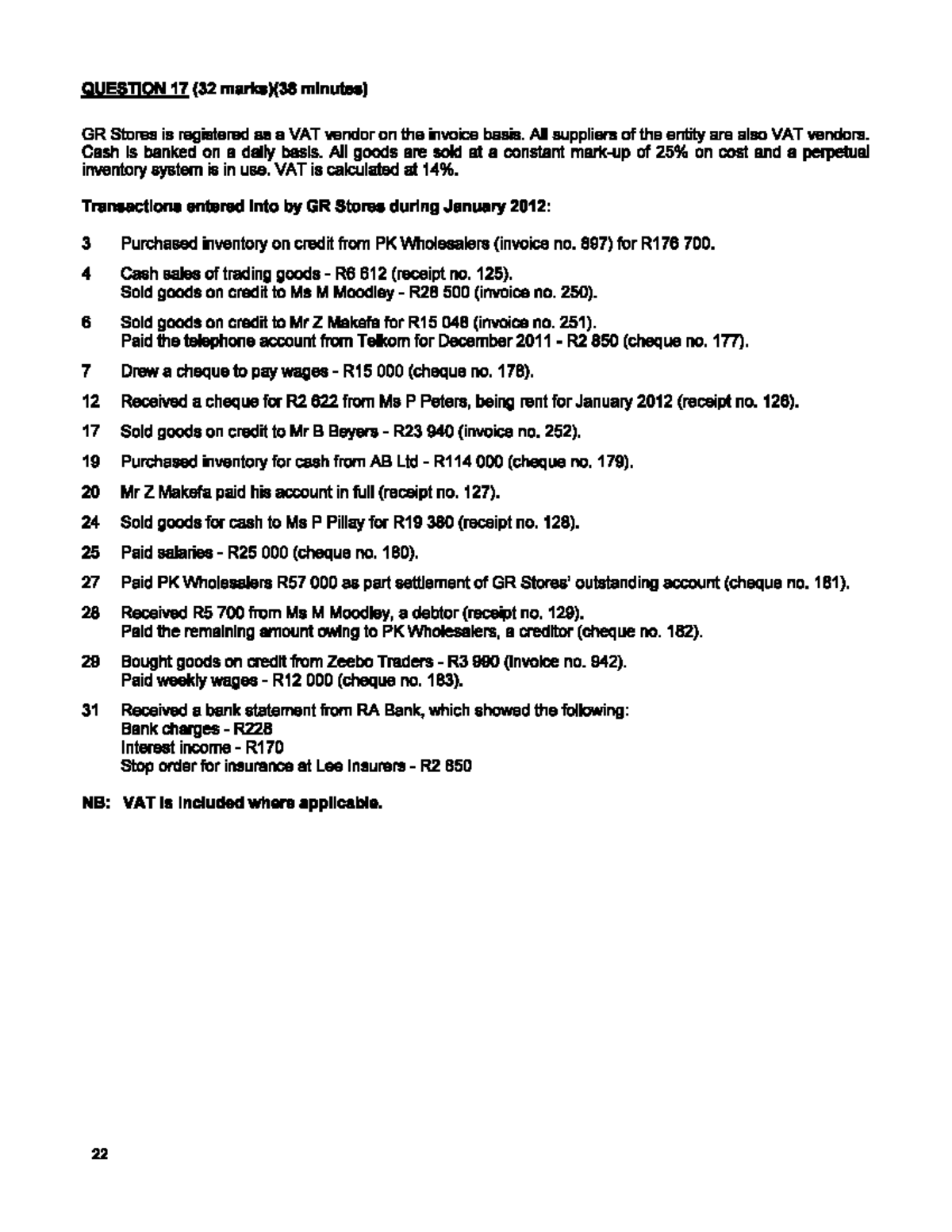 Additional Questions 4 bwe1501 Studocu