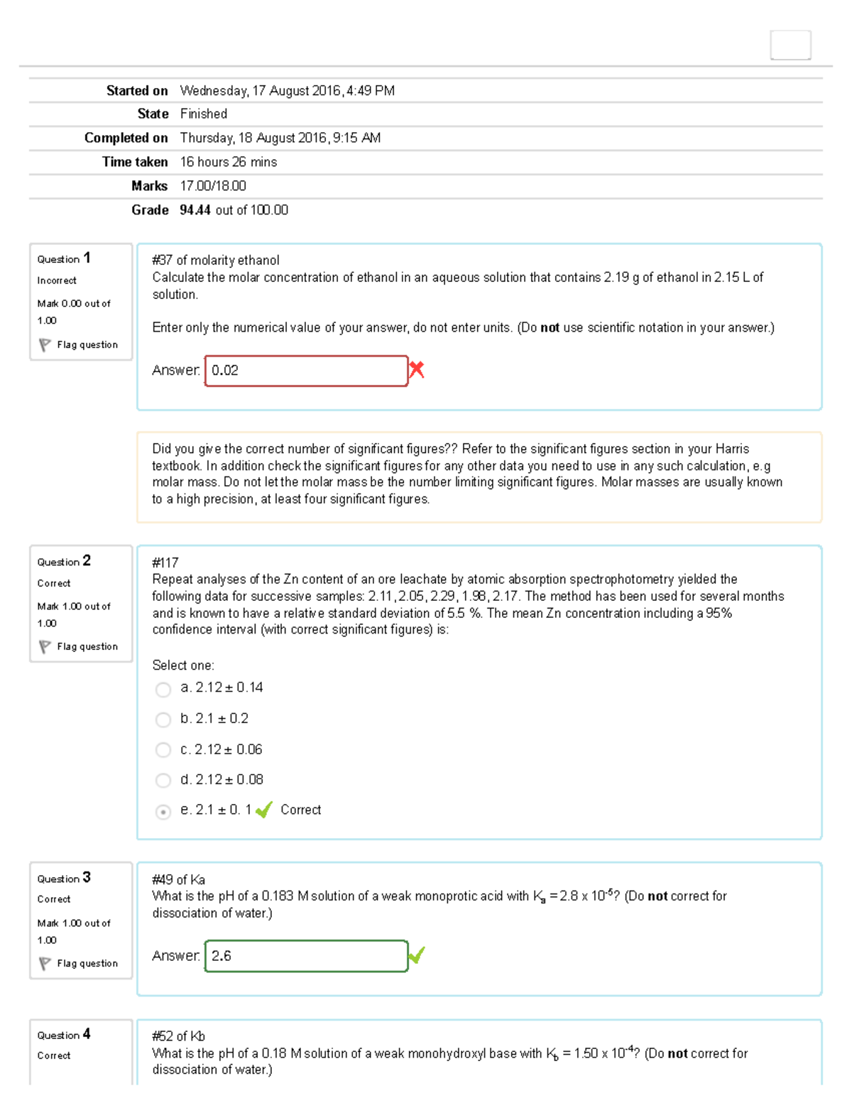 incorrect assignment statement