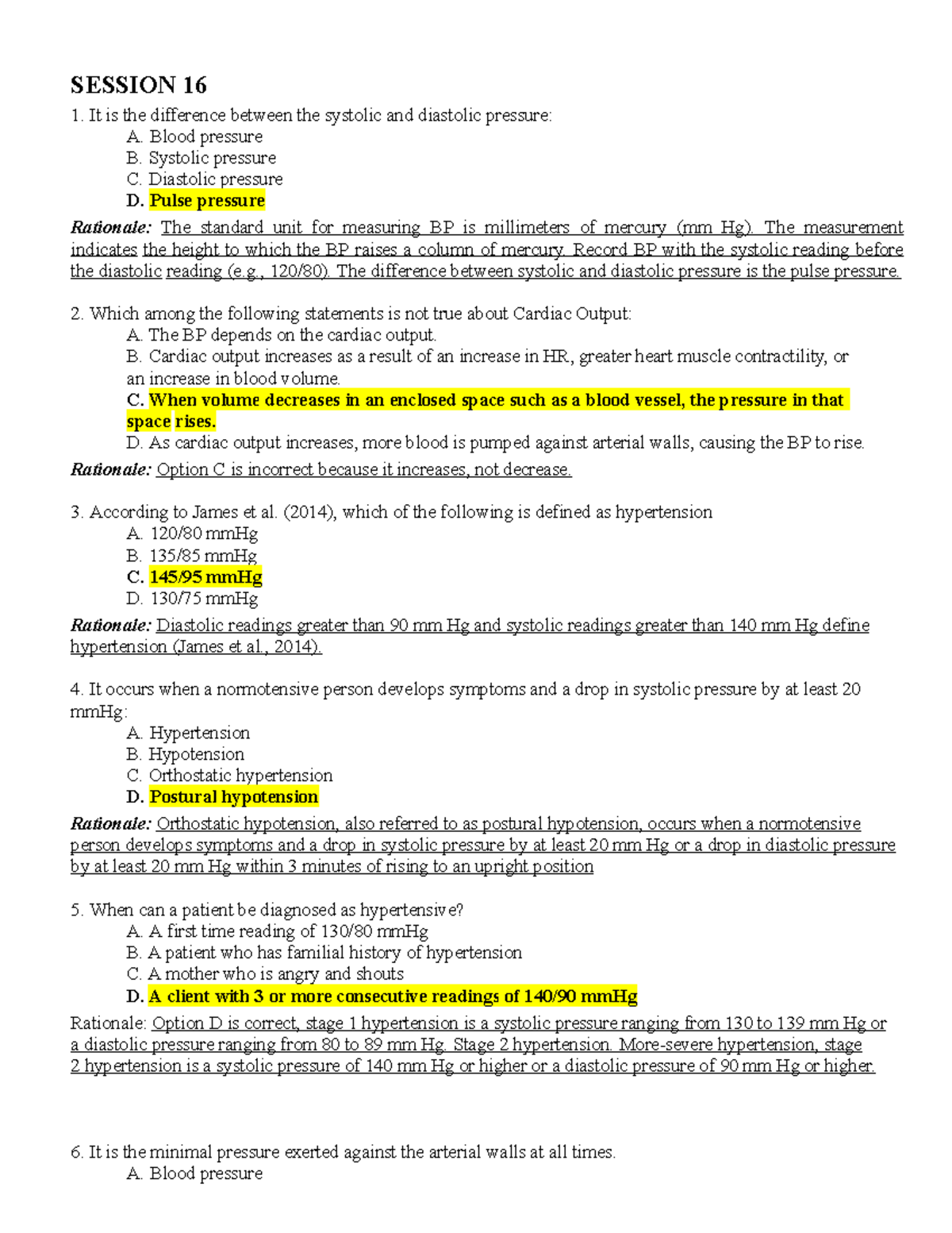 Funda LAB Session 16 Answers SESSION 16 It is the difference between