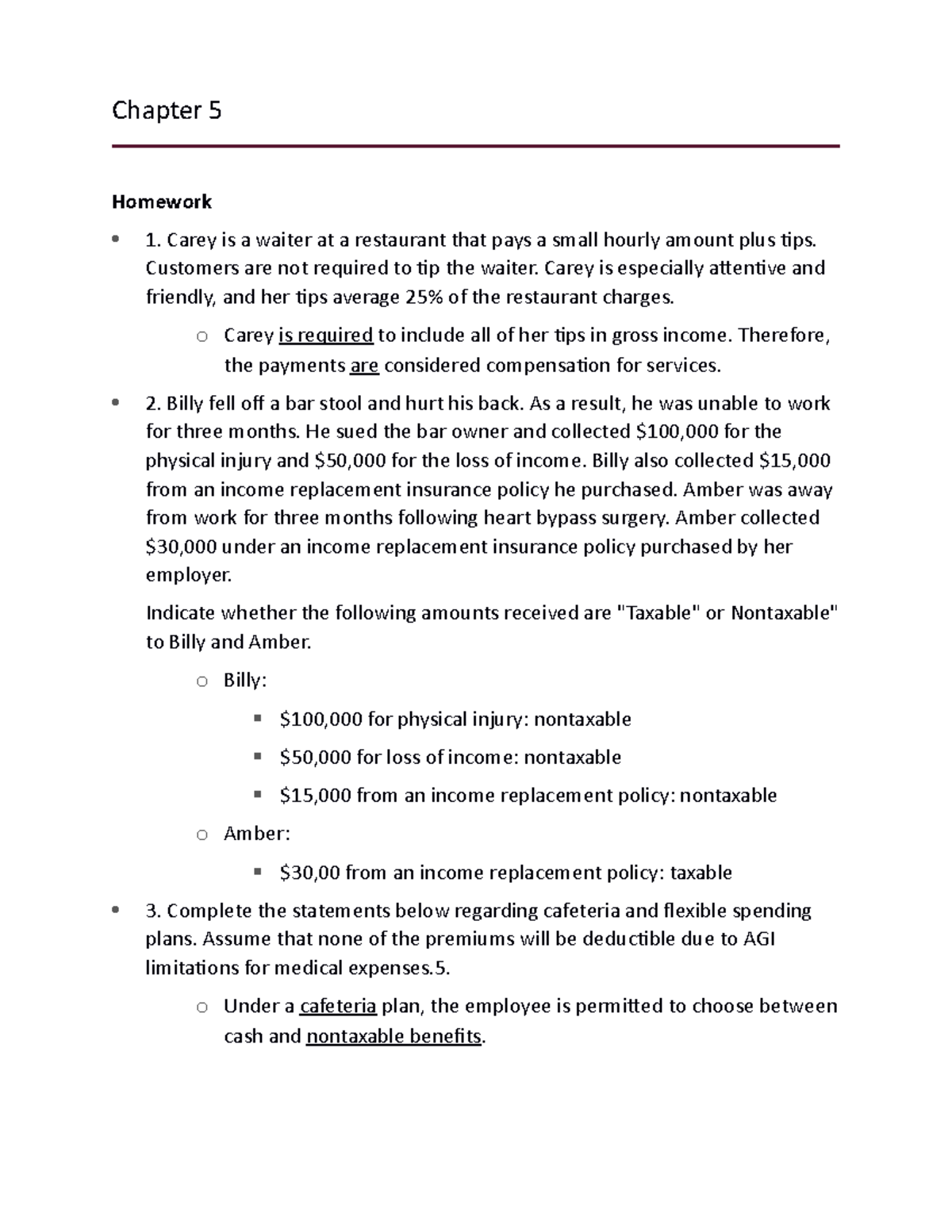 south-western-federal-taxation-2021-chapter-5-homework-chapter-5