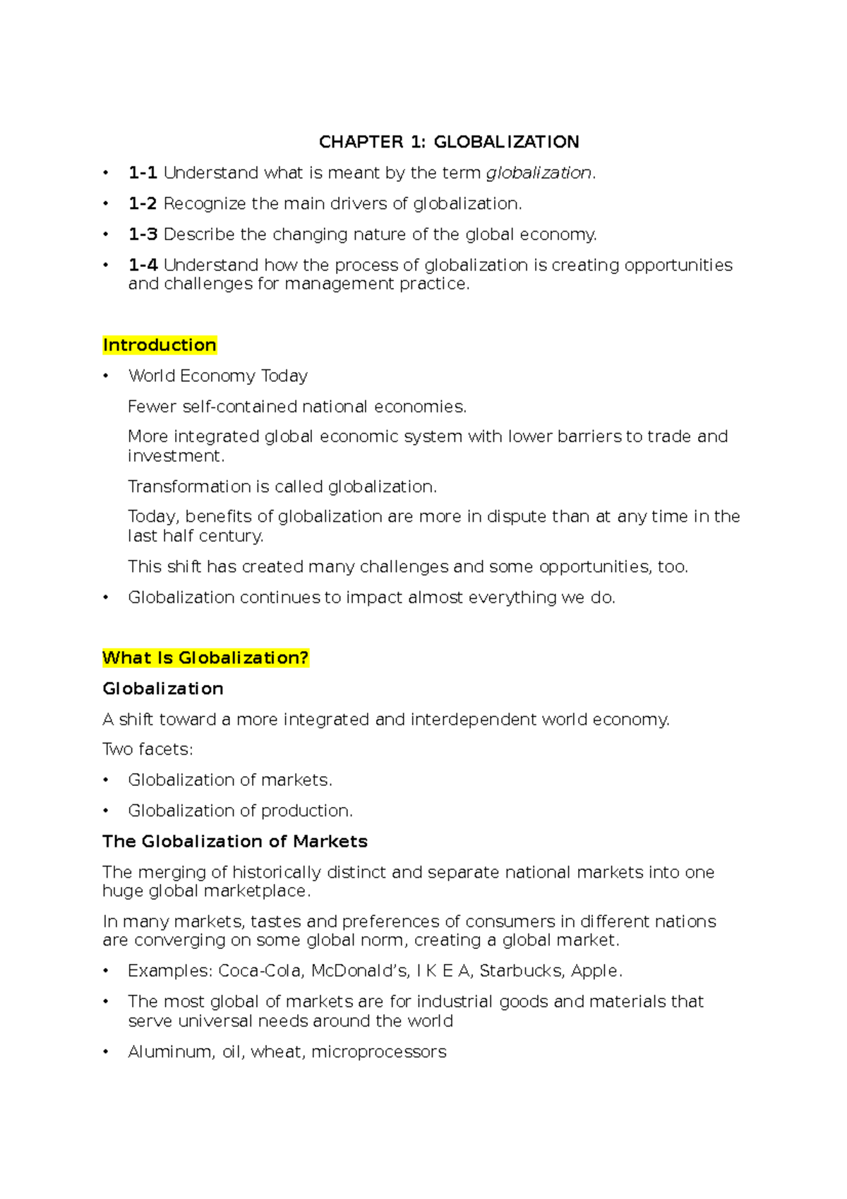 IB slides - vfv fvmfvnfdnvdk;v;dnvfdvvfvf - CHAPTER 1: GLOBALIZATION 1 ...