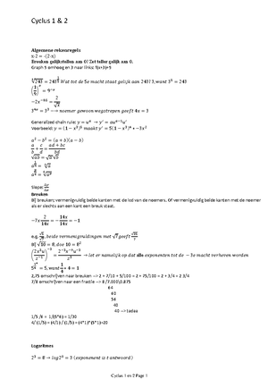 Uitwerkingen Practicum Opgaven Set 1a - Wiskunde 1 Uitwerkingen ...