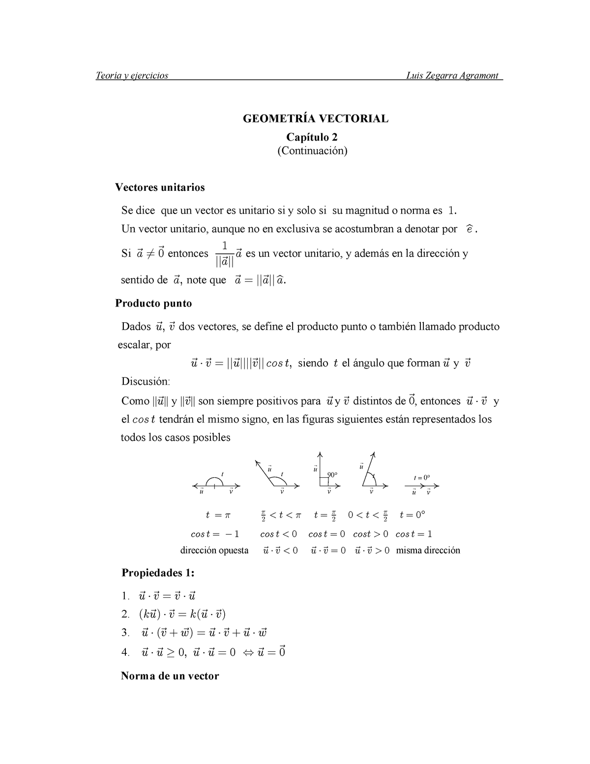 Teoria Geo Vectorial Cap 2 Lza Studocu