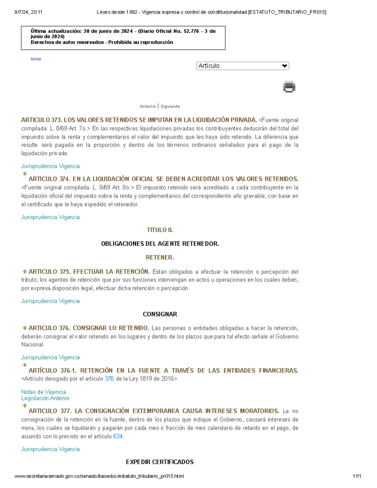 Leyes Desde 1992 - Vigencia Expresa Y Control De Constitucionalidad ...