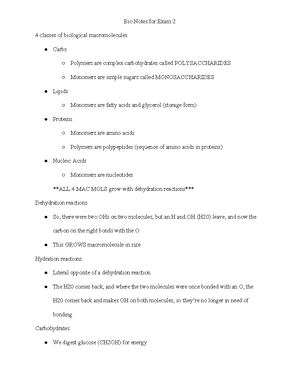 General Biology 1 Notes - General Bio 1 Notes Chapter 1: Science of ...