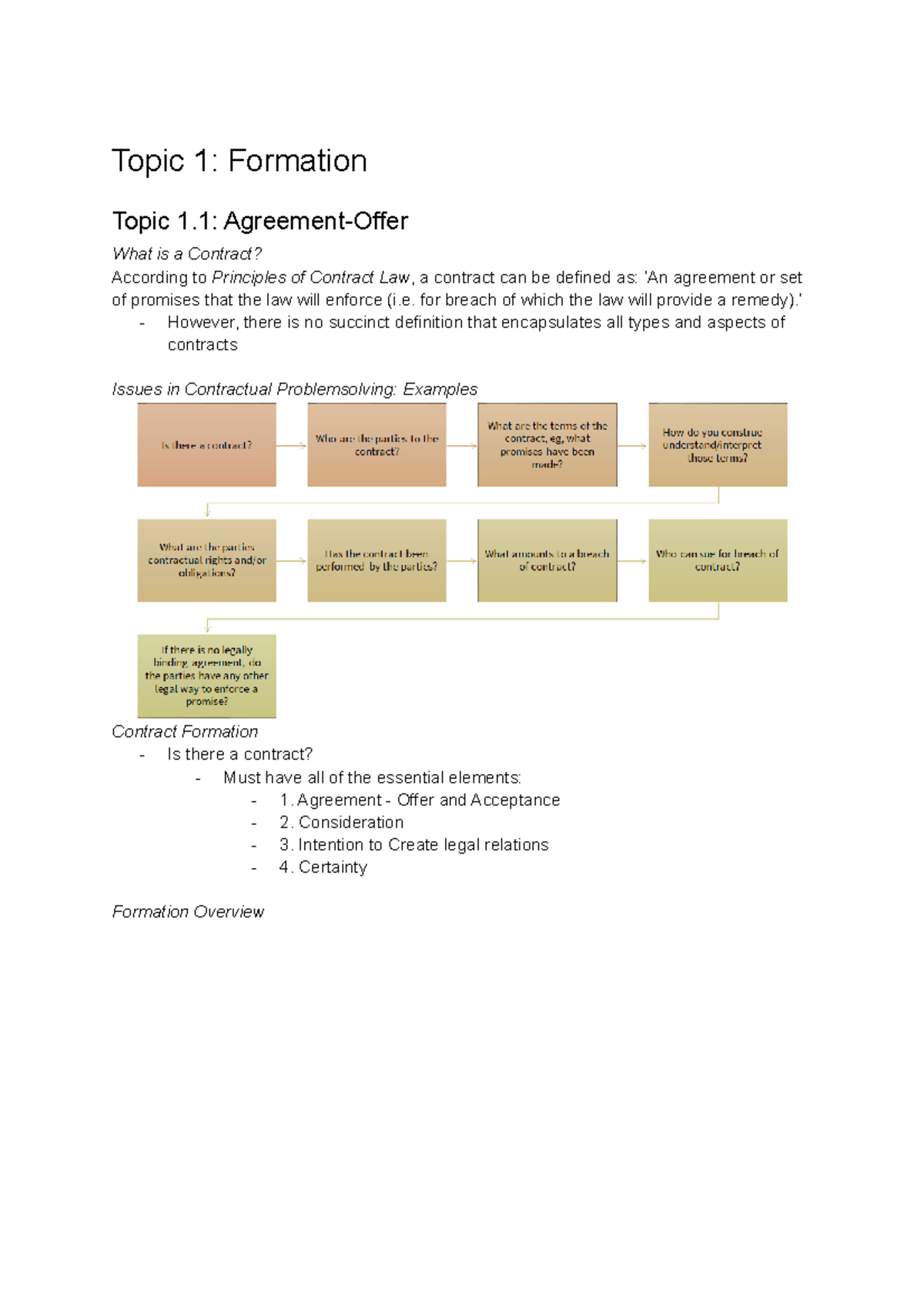 contracts-lecture-notes-topic-1-formation-topic-1-agreement-offer