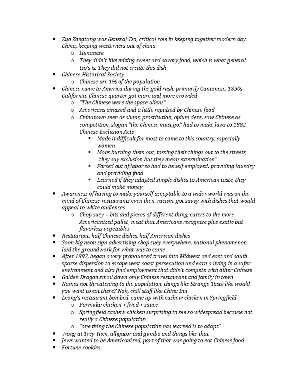 General Tso's Notes - Zuo Zongtang was General Tso, critical role in ...