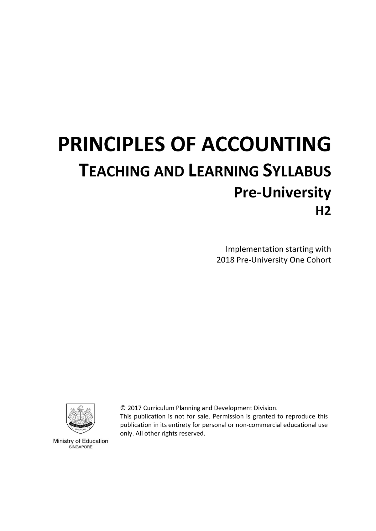 2018 Principlesofaccountingsyllabuspreuniversityh 2 - PRINCIPLES OF ...