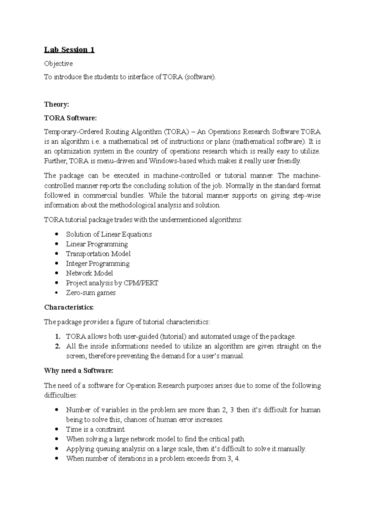 Lab Session 1 - AFGDGD - Lab Session 1 Objective To introduce the ...