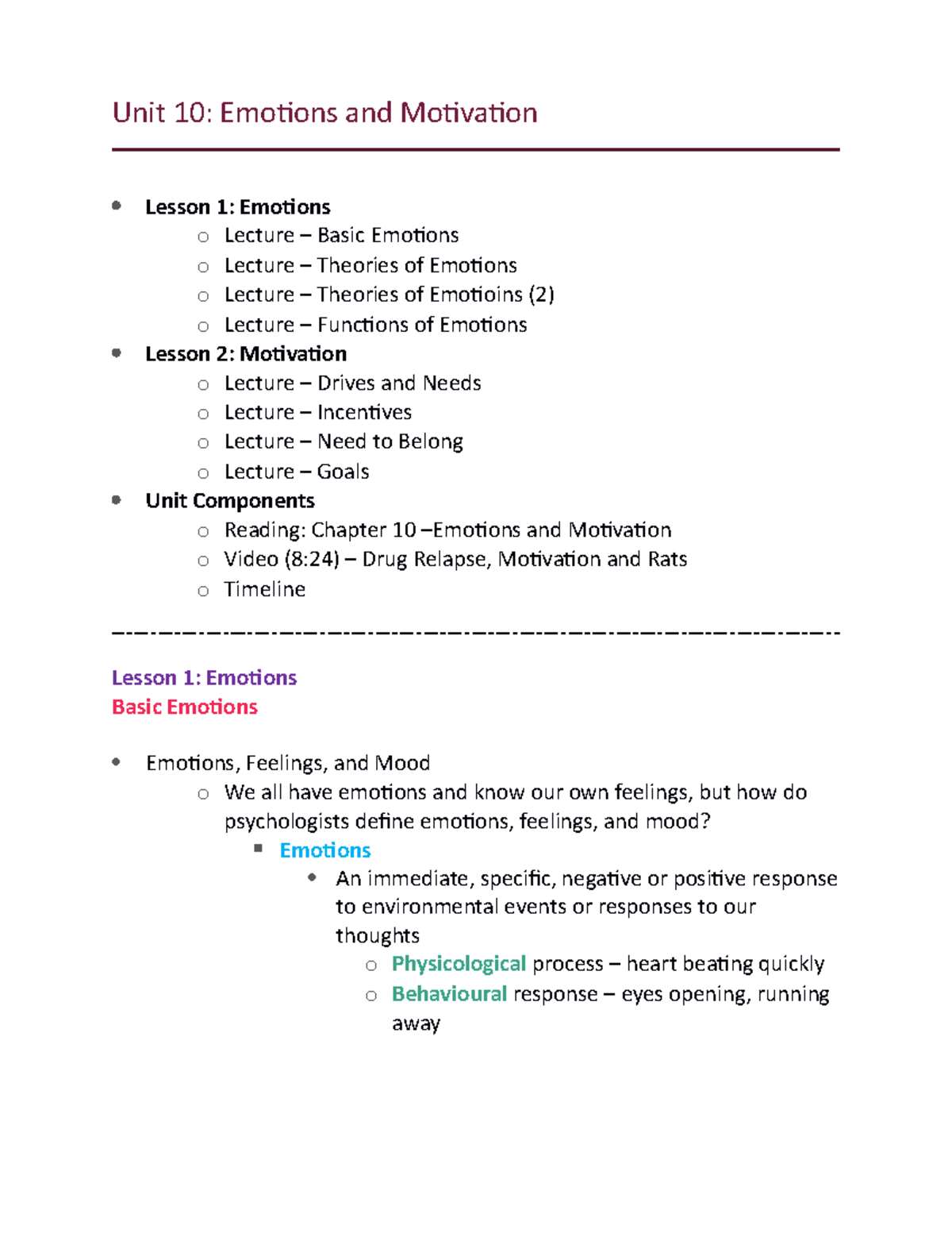 Emotion And Motivation Psychology Quizlettypography - m7hm3hg