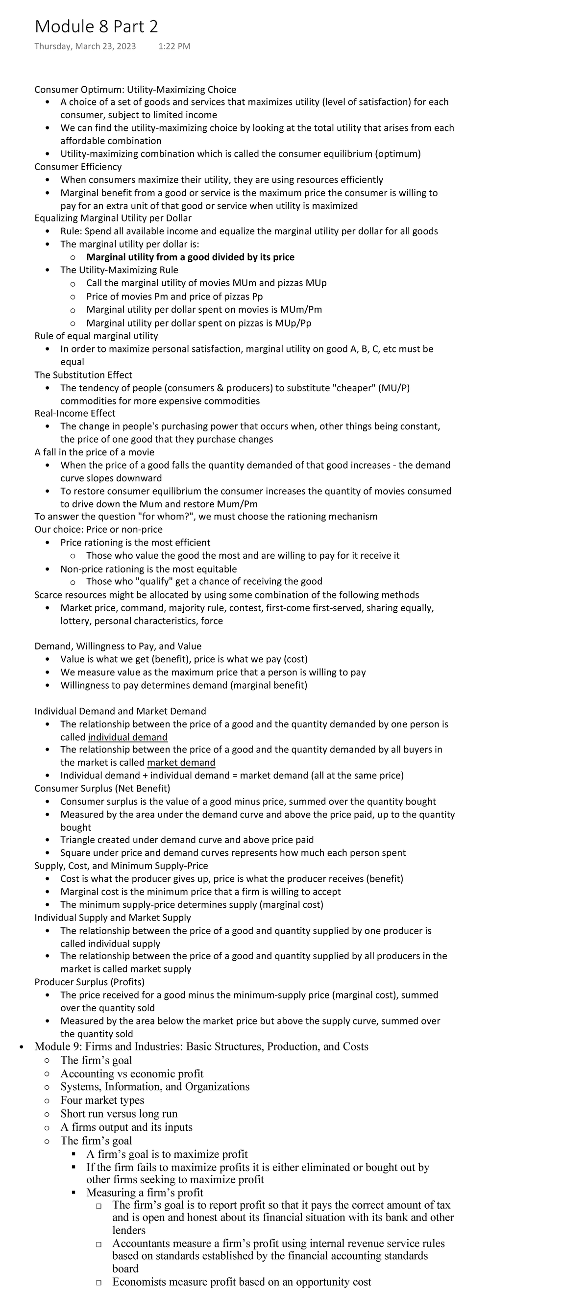 Fund of Econ for Business Module 11 - Consumer Optimum: Utility ...