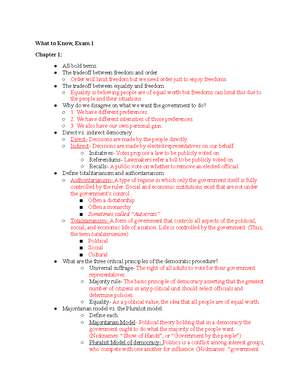 Learning Guide, Political Science 101 - Order Will Limit Freedom But We ...