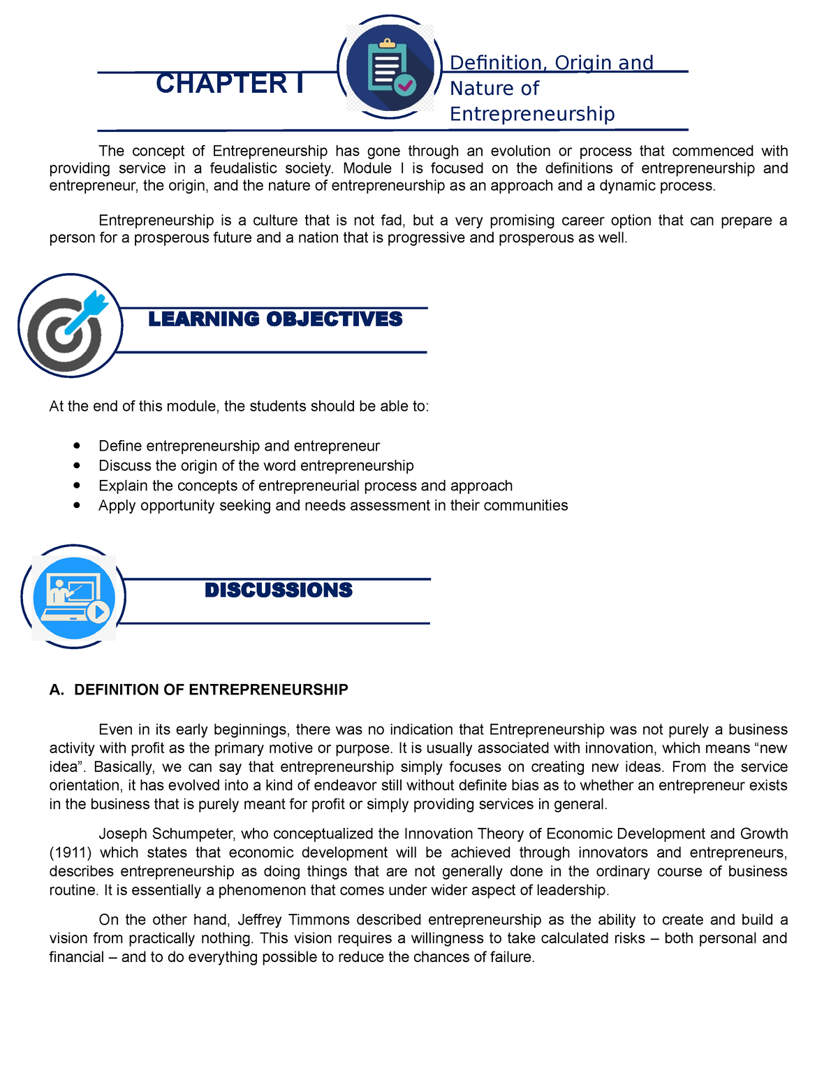 Chapter-1 - The Entrepreneurial Mind. Chapter-1 - The Concept Of ...