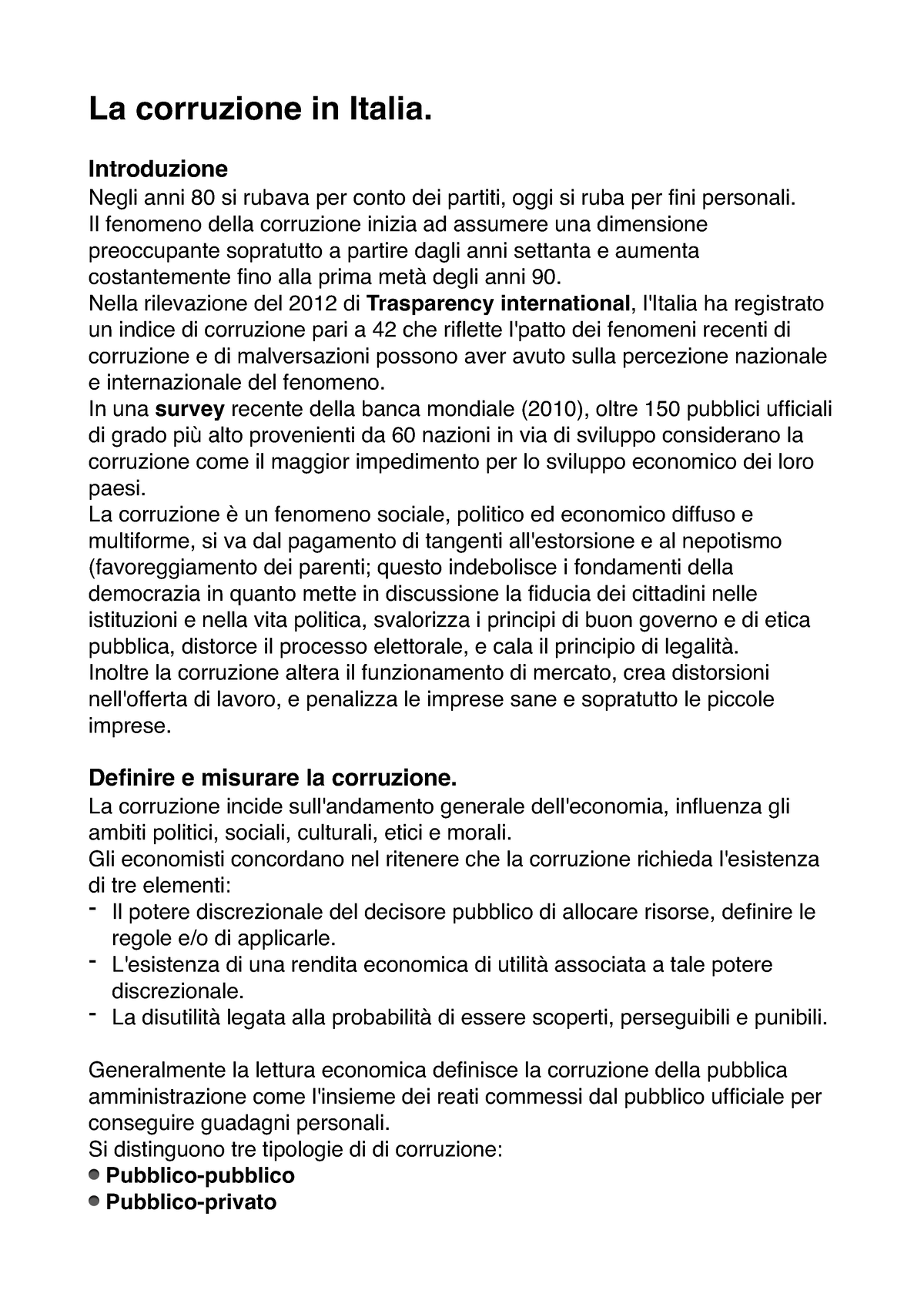 Libro La Corruzione In Italia - La Corruzione In Italia. Introduzione ...