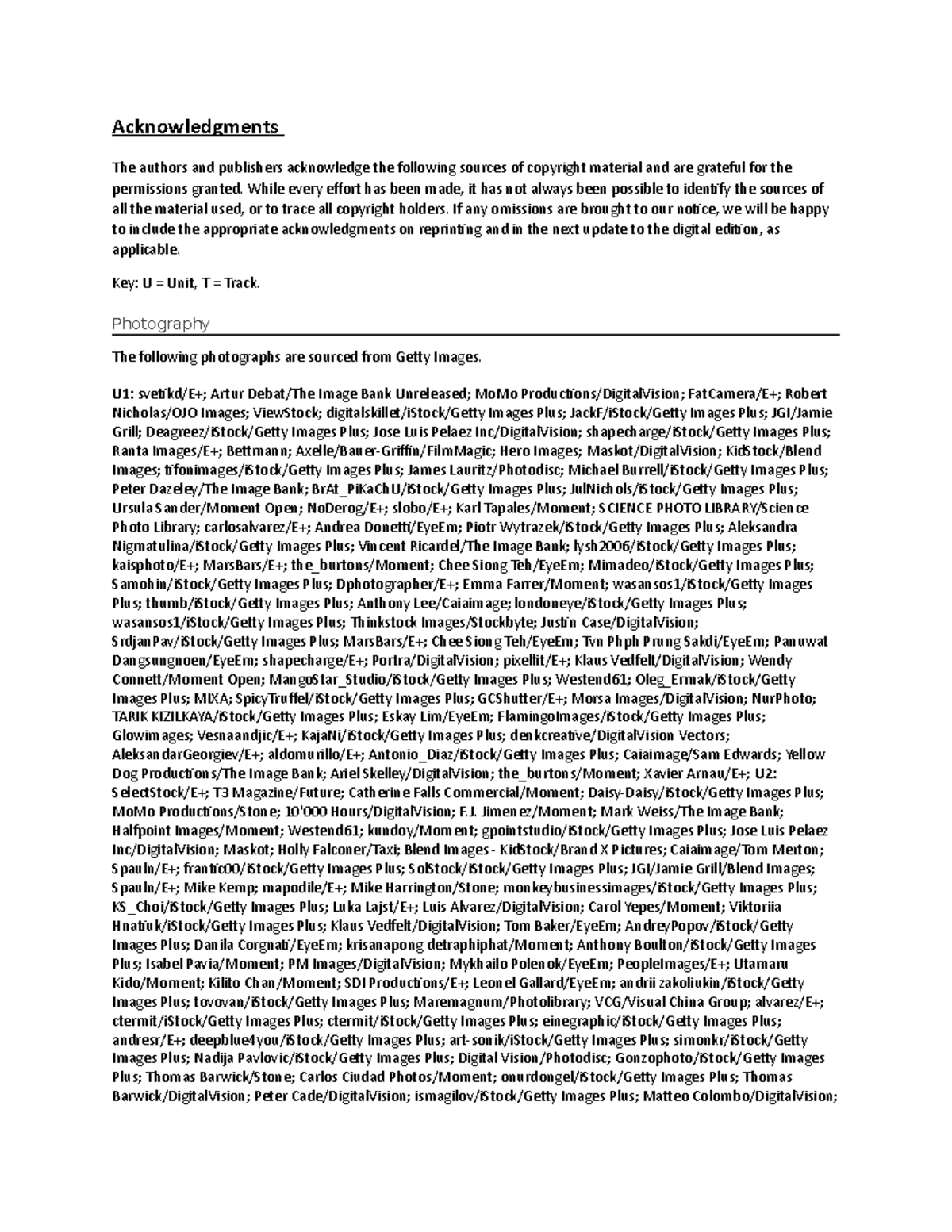 Evolve Digital Level 2 Students Course Acknowledgments ...