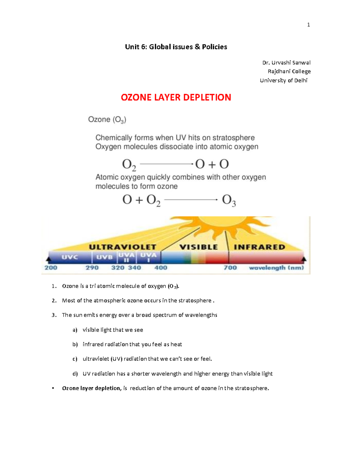 Unit 6 Global issues and policies - Unit 6: Global issues & Policies Dr ...