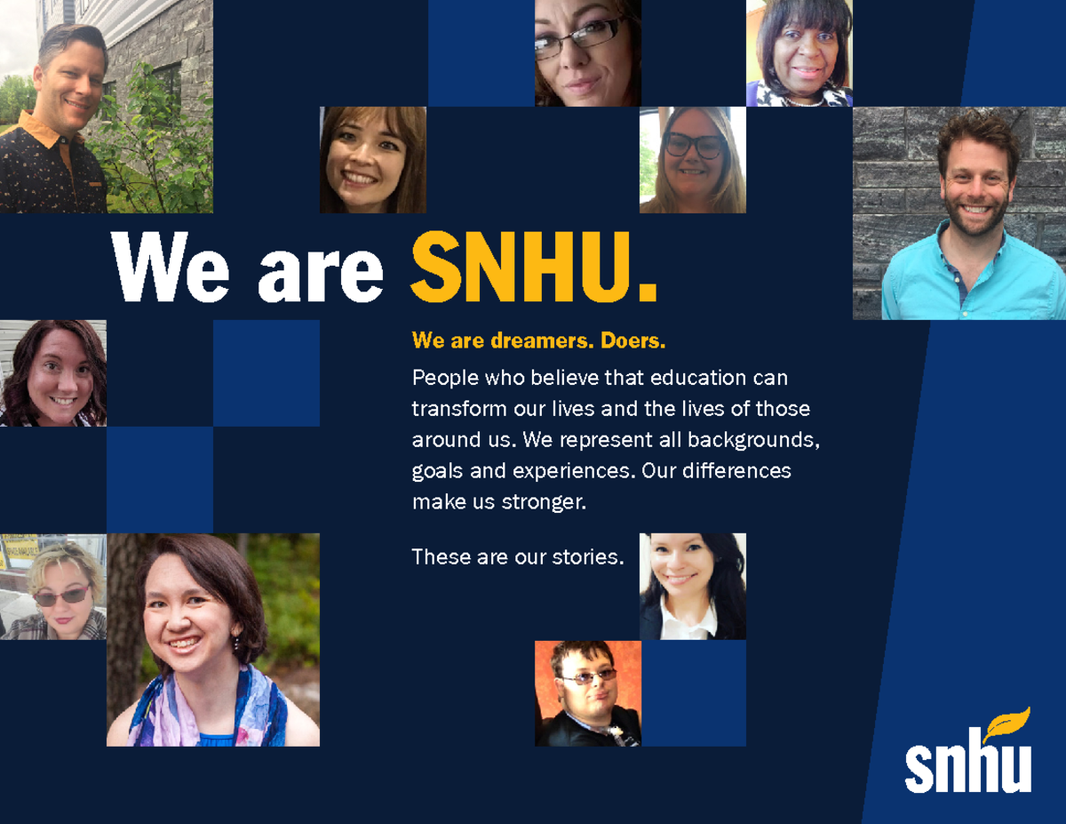 Fye 101 Snhu Student Stories We Are Snhu We Are Dreamers Doers