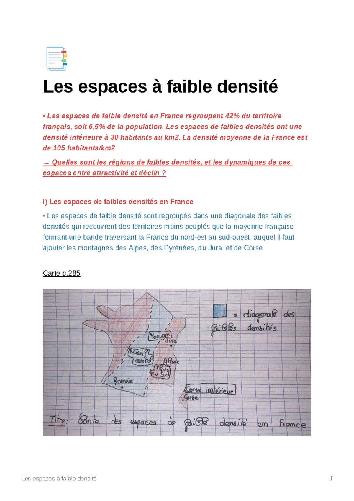 Développement Construit Sur Les Espaces De Faible Densité 3ème Les espaces à faible densité - Géographie 3e - Les espaces à faible